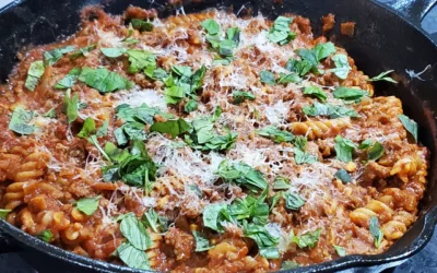 PASTA & GROUND BEEF SKILLET