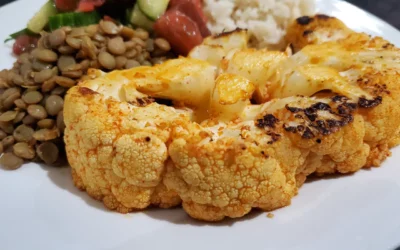 HARISSA CAULIFLOWER STEAKS