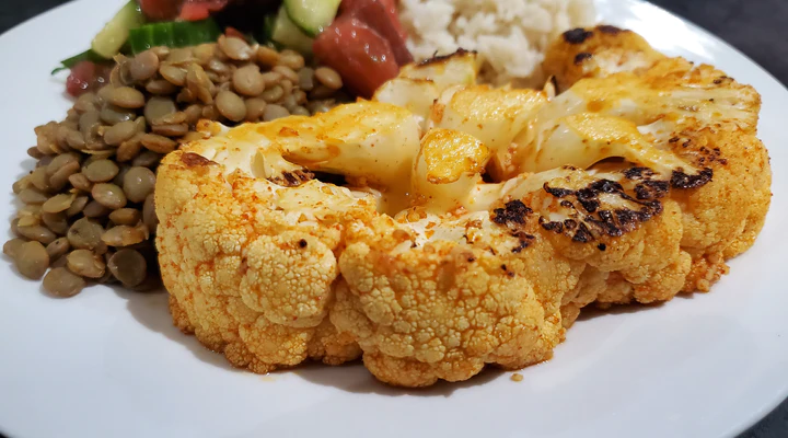 HARISSA CAULIFLOWER STEAKS