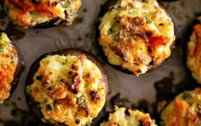CRAB STUFFED MUSHROOMS