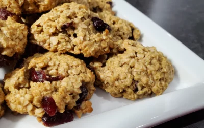 BLOOD ORANGE OATMEAL & CRANBERRY COOKIES